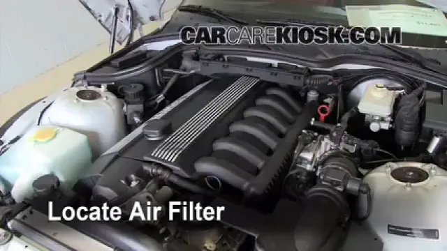 1997 BMW Z3 Roadster 2.8L 6 Cyl. Filtre à air (moteur) Changement